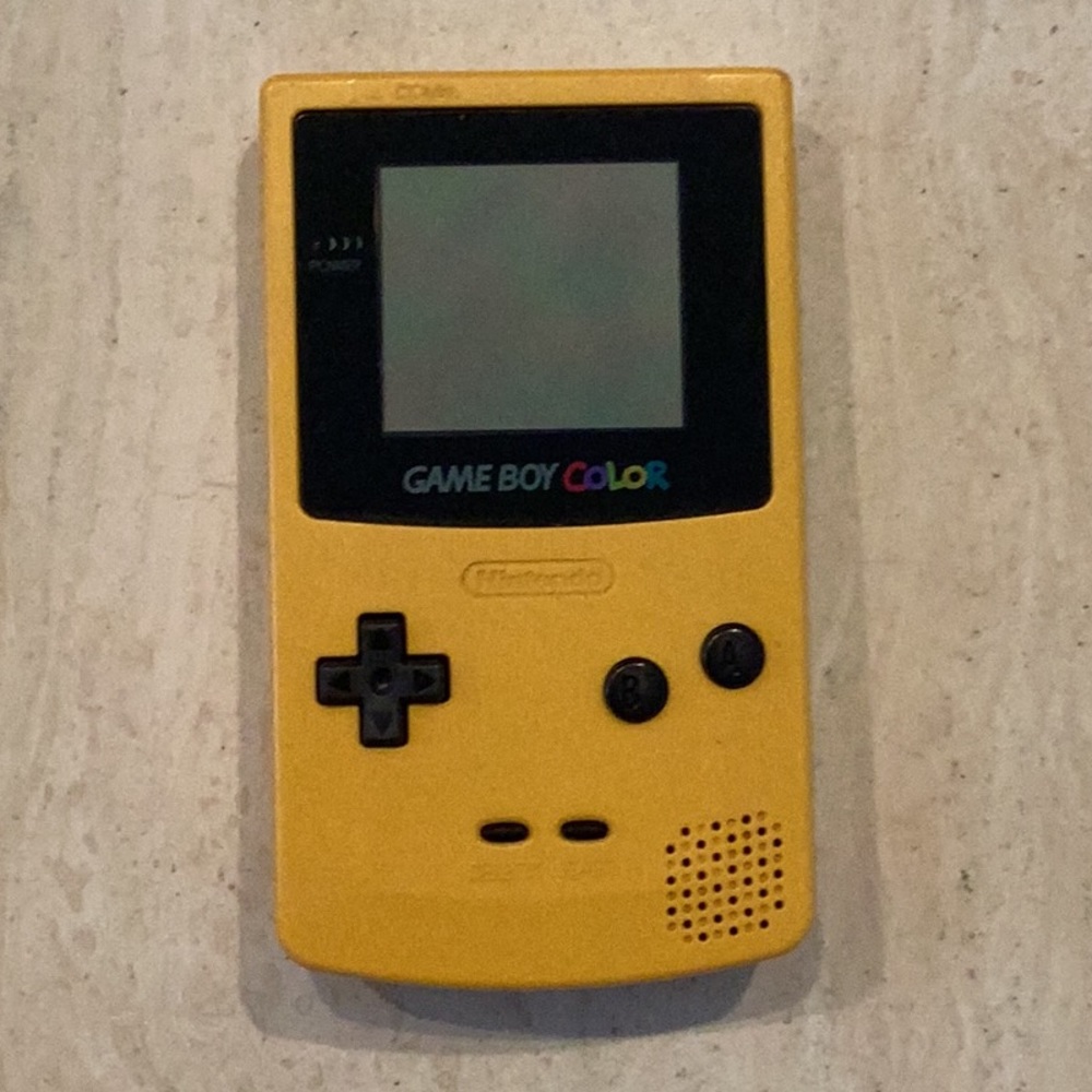 Nintendo Game Boy Color Console System Handheld Dandelion Yellow Gameboy - Picture 2 of 16